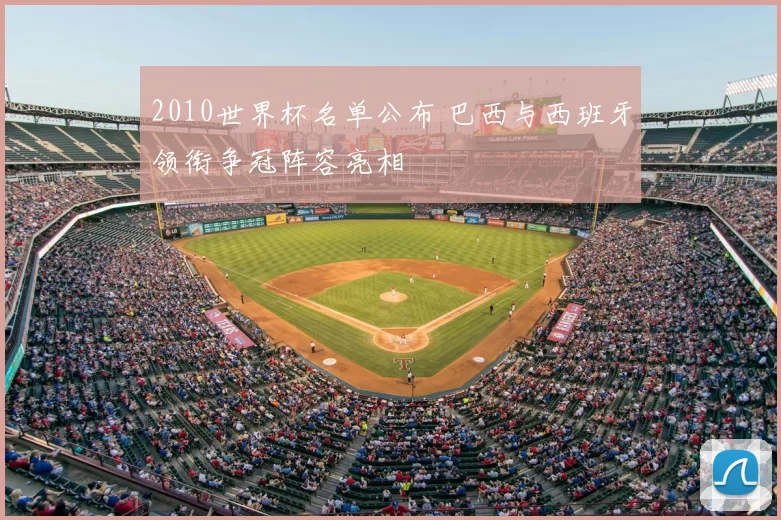 2010世界杯名单公布 巴西与西班牙领衔争冠阵容亮相
